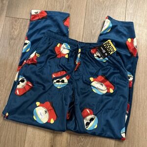 Official South Park Cartman Pajama Pants Silky Fleece Cartman w Sunglasses Small